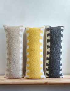 Funda de cojín de lana para decoración del hogar, interior y exterior, 45x45, fundas de cojín de lana tejidas a mano de la India - Product Image 3