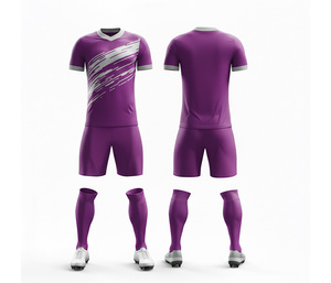 Tenues de football sublimées – Kits personnalisés pour équipes |   Tailles pour hommes, femmes et jeunes |   Vêtements de sport légers et à séchage rapide - Product Image 5