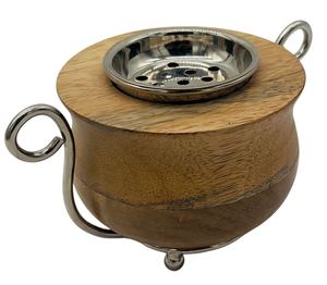 Ensemble de brûleurs d'encens ronds en bois nid d'abeille avec plateau pour la décoration de la maison, l'aromathérapie, la méditation, cadeau, qualité d'exportation - Product Image 4