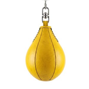 Ballon de boxe en cuir premium à double bande, durable, suspendu, pour entraînement professionnel - Product Image 4