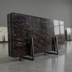 Luxury Paradizo Brown Granite Premium Natural <b>Stone</b> Slabs for Kitchen Islands Staircases Hotel Projects and Modern Interior - Product Image 1