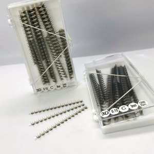 Extensiones de Pestañas Ultra Rápidas Hechas a Mano, Pelo Sintético, Pestañas Pre-fabricadas, Longitud Mixta CC/DD/L/M, Curvatura Negra Mate, Naturales, Largas, Ecológicas - Product Image 1