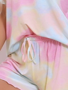 96% polyester 4% spandex It has passed professionally Women's new wholesale <b>set</b> <b>Tie</b> <b>dye</b> amazing design <b>set</b> Stylish and flexible - Product Image 6