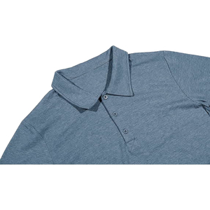 Polo de tenis para hombre con logo bordado en la parte delantera, color sólido, casual, de manga corta, de secado rápido, para golf. - Product Image 4