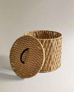 Nueva colección de cestas de almacenamiento de papel con tapa, fabricadas en Vietnam, con precio de mayoreo, OEM, ODM, color y dimensiones personalizables. - Product Image 3