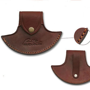 Couteau Ullu Burraq personnalisé fait main en acier D2, manche en bois, trancheur à pizza, étui en cuir, ambidextre, écologique - Product Image 6