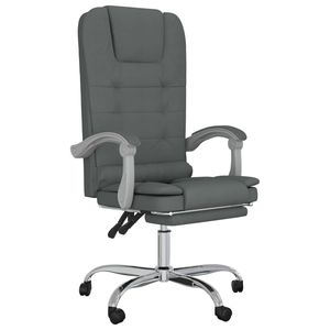 Silla de Oficina Ajustable de Poliéster Gris Oscuro para Masajes - Product Image 2
