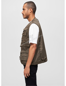 Chaleco de Tiro Personalizado para Hombre de Alta Calidad, 100% Lona de Algodón, Modelo 2026, Chaleco Táctico para Caza y Tiro al Aire Libre - Product Image 4