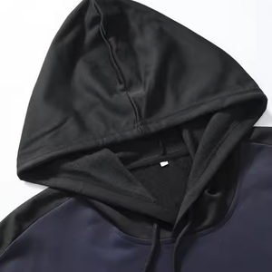 Sweat-shirts personnalisés en molleton bouclette sans cordons 100 % coton, coupe oversize, broderie épaisse et lourde, pour hommes, sweat-shirt vierge - Product Image 3