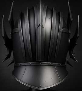 Casque de guerrier fantaisie à pointes sombres |   Casque d'armure artisanal spécial avec détails de haute précision - Product Image 5