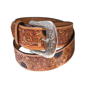 Ceinture d'outillage en cuir occidental en cuir de vachette de qualité supérieure pour hommes - Product Image 4