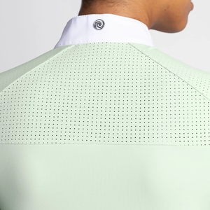 High Quality 4way Stretch Horse Riding Equestrian Shirt Top Base Layer Competition Show <b>Polo</b> Soft Feel Technical Fabric - Product Image 5