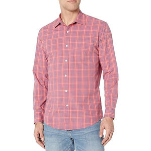 Camisa de Negocios para Hombre, Estilo Casual, Manga Larga, Corte Ajustado, 100% Algodón Twill, Proveedor Mayorista OEM - Product Image 1