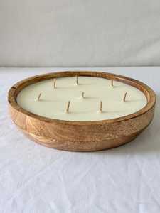 Modern Wooden <b>Candle</b> Holder Natural Wood <b>Candle</b> Stand Elegant Home Decoration Living Room Dining Table Fireplace <b>Gift</b> Item - Product Image 5