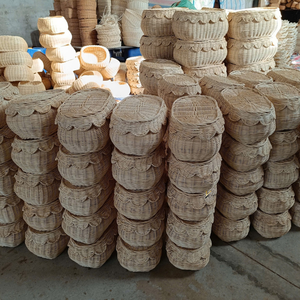 Panier à linge tissé naturel et écologique, fait main, panier de rangement, vente en gros, respectueux de l'environnement, fabriqué au Vietnam - Product Image 6