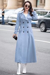 Abrigo Largo de Invierno para Mujer, Ecológico, Ligero, 100% Poliéster, con Doble Botonadura y Solapa, Personalizado OEM - Product Image 4