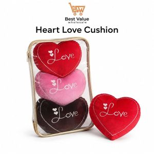 Decorative Throw Pillow <b>Set</b> 5-Pack Soft Heart <b>Cushion</b> Standard Size for <b>Sofa</b> Bed Home Hotel - Product Image 1