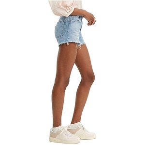 Shorts en jean pour femmes, style décontracté, ornés de perles et de diamants, tendance été, très demandés - Product Image 5