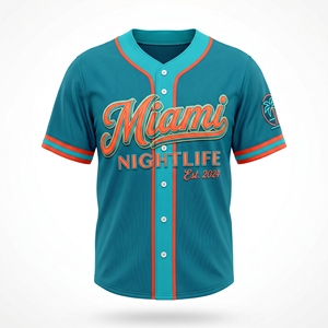 Maillot de baseball personnalisé de haute qualité en gros, respirant, à séchage rapide, en tissu extensible, pour adultes et jeunes - Product Image 1