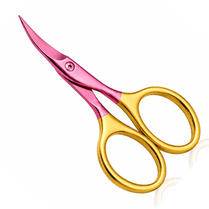 Tijeras Profesionales para Cutículas de Acero Inoxidable con Hoja Curva, Reutilizables, para un Corte Preciso de Cutículas, con Estuche de PU - Product Image 2