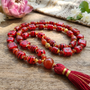 Perles en verre soufflé à la main en vrac pour la fabrication de bijoux, bracelets et colliers |   Perles de verre décoratives pour artisanat DIY - Product Image 3