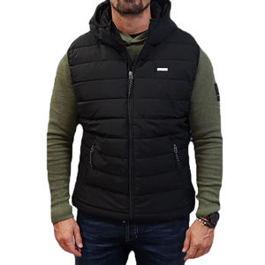 Nuevo Chaleco Acolchado Casual Personalizado, Resistente al Agua, para Invierno y Actividades al Aire Libre, con Cierre, Sin Mangas, Chaqueta Cálida, Tela Personalizada - Product Image 2