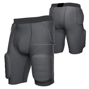 Fajas de fútbol para adultos y jóvenes, pantalones cortos de compresión, faja de fútbol, cadera integrada, muslos acolchados - Product Image 4