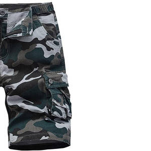 <b>Men's</b> Camouflage <b>Cargo</b> <b>Shorts</b> Mid Waist Button Fly Breathable Cotton Bermuda <b>Shorts</b> With Pockets Casual Style - Product Image 5