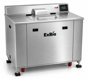 Sistema de Tratamiento de Residuos de Cocina ExBio Premium de Acero Inoxidable con Motor de 2 HP y Funcionamiento de Bajo Olor para Uso en Escuelas y Hospitales - Product Image 1