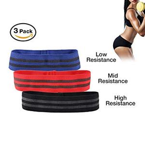 Bandes de Résistance en Tissu pour Fessiers, Élastiques de Hanche pour Squats, Exercices des Jambes, Entraînement de Fitness en Salle et à Domicile, Marque Privée - Product Image 1