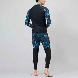 Vêtements de sport de haute qualité, rashguard unisexe, design personnalisé, logo imprimé, respirant, séchage rapide, antibactérien, anti-UV, lavé - Product Image 4
