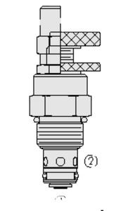 Válvula de cartucho de control de flujo original Hydraforce, de 12, 2, 2, 2, 1, 2, 2, 1, 2, 2, 2 - Product Image 3