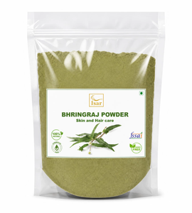 Polvo de Hoja de Bhringraj de Grado Cosmético, Libre de Químicos, Finamente Molido, para Favorecer el Crecimiento del Cabello, su Grosor y un Cuero Cabelludo Saludable - Product Image 1