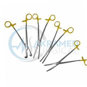 Pinzas Zeppeline de Alta Calidad, Pinzas de Acero Inoxidable para Histerectomía, Instrumento Quirúrgico de Obstetricia y Ginecología con Certificación CE - Product Image 2