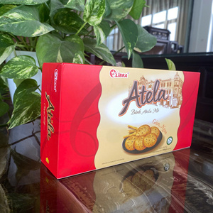 High in Nutrition Crispy Sesame Round Crackers 150g Sweet <b>Biscuit</b> Snack ODM Vietnam Factory Wholesale (Offer Sampling Service) - Product Image 2