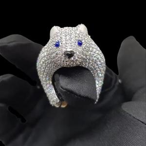 Classic 925 Sterling Silver Bezel Set Brilliant Cut Moissanite <b>Wedding</b> Ring Elegant Traditional Band Fine Jewelry Women <b>Men</b> <b>Gift</b> - Product Image 3