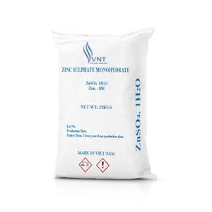 Monohydrate de sulfate de zinc de qualité industrielle de haute qualité ZnSO4.H2O Prix compétitifs Exportation en vrac du Vietnam pour l'utilisation d'engrais - Product Image 1