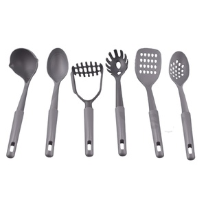 Accesorios de cocina de acero inoxidable, utensilios de cocina, espátula de cocina, utensilios de cocina, juego único, mango de nailon - Product Image 1