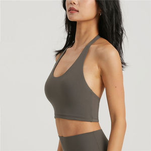 2026 High Quality U Neck Yoga Bra Clothing Sports Bras for Women Custom Fitness Workout Gym Sexy Backless Bra Gym Crop Top - Product Image 1
