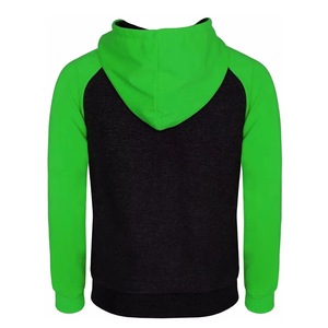 Sweat-shirt à capuche pour homme, manches raglan, couleur unie, coton French Terry, décontracté, pour l'automne, coupe classique, avec poche - Product Image 4