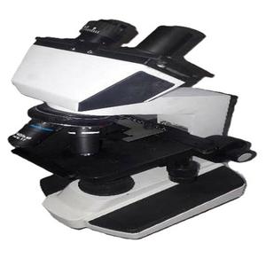 Microscopio Biológico con Objetivo 4x, Ocular 10x, Aumento de 40X-1000X, Lámpara de Anillo LED Blanca, Cabezal Binocular, Enfoque Manual - Product Image 1