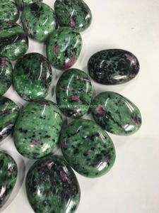 Venta al por mayor de piedras de palmario de zoisita rubí natural genuina tallada, para decoración del hogar, Feng Shui, meditación y sanación. - Product Image 3
