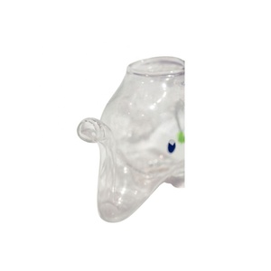 Modern Style Elephant Borosilicate <b>Glass</b> <b>Vase</b> Wedding Tabletop Decorative Use - Product Image 2