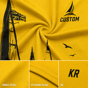 Maillot de voile personnalisé à séchage rapide, chemise de performance par sublimation, maillot d'équipe de voile respirant, chemise de pêche, vêtements de sport OEM - Product Image 3