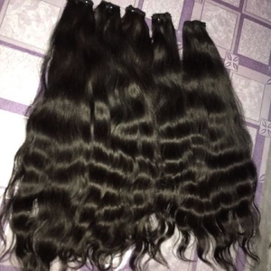 Paquete ondulado de cuerpo de cabello Remy indio sin procesar virgen crudo de templos donantes individuales estilo de onda natural - Product Image 1