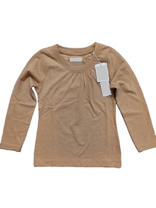 Camiseta de manga larga para niñas de alta calidad hecha en Bangladesh con tela de algodón y camiseta de Color sólido precio al por mayor - Product Image 4
