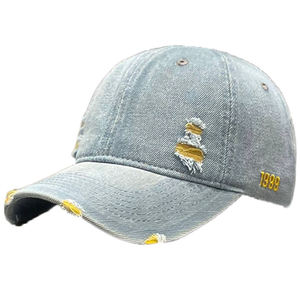 Gorra de Béisbol de Color Sólido Ajustable de Algodón Lavado, Gorra Unisex para Parejas, Gorra de Moda Casual, Gorra de Papá, Gorra Snapback de Alta Calidad - Product Image 1