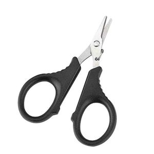 Ciseaux de pêche à la mouche en acier inoxydable avec poignée ABS pour la pêche en rivière et en mer, coupe-tresse - Product Image 2