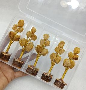 Árbol de la Abundancia de Ágata Soha de Venta Rápida, Gema Natural de Aventurina Amarilla, Amor Animal, Hada, Cruz, Hecho a Mano, Riqueza, Prosperidad, Feng Shui - Product Image 1