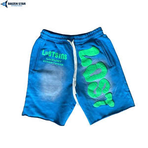 Pantalones Cortos de Algodón para Hombre, Personalizados, con Forro Polar, Cierre Frontal Sólido, Secado Rápido, Transpirables, Ecológicos, con Cordón Ajustable, Bordado, Etiqueta Privada, Estilo Casual - Product Image 2